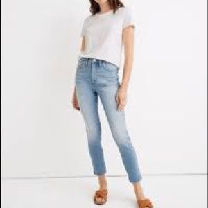 Madewell 10” high rise skinny crop